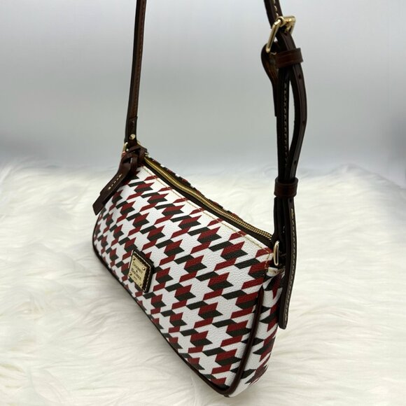 NWOT Dooney & Bourke Lexi Slim Brick Houndstooth Crossbody - Picture 8 of 16